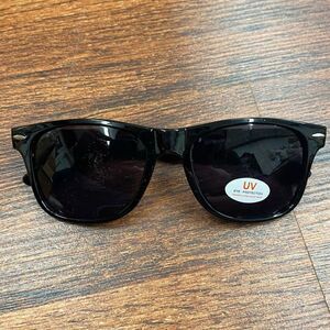 Tito's Handmade Vodka Black Brand Lettering UV Eye Protection Sunglasses